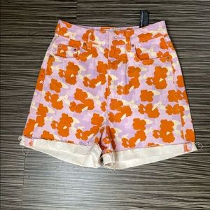Zara Floral Camo Shorts